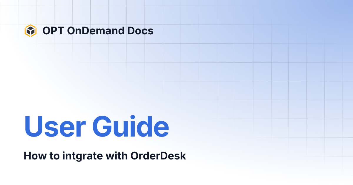 User Guide | OPT OnDemand Docs